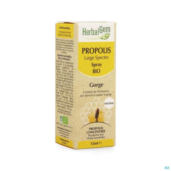 Herbalgem propolis large spectrum bio sray 15ml