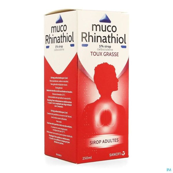 Muco rhinathiol 5% sir ad 250ml