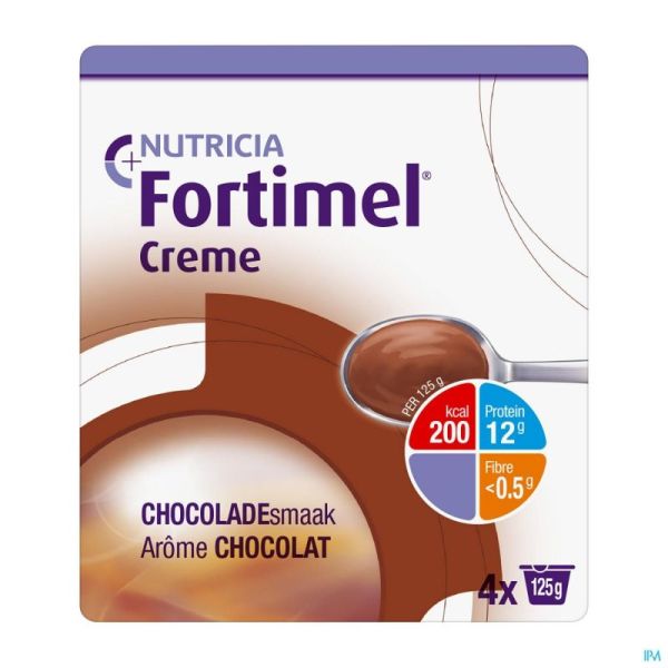 Fortimel creme chocolat 4x125g
