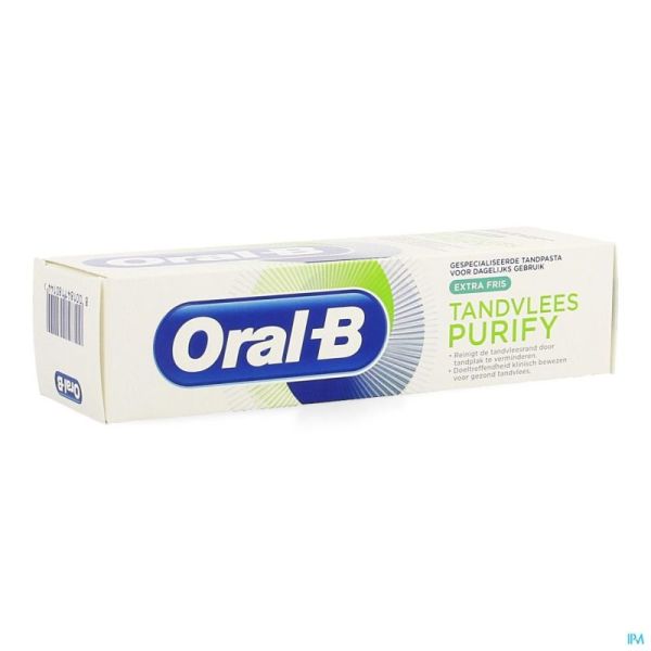 Oral b dentifrice purify extra fraicheur 75ml