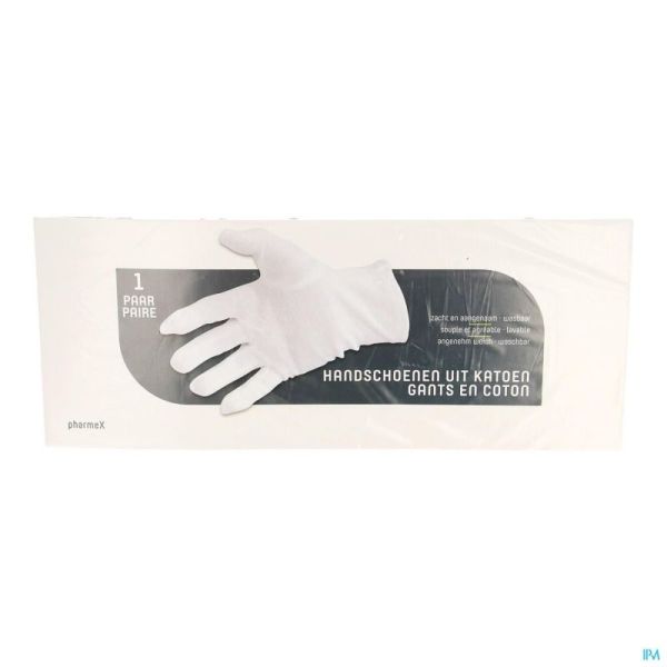 Pharmex gants coton small 2