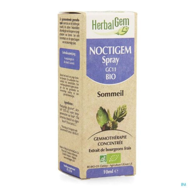 Herbalgem noctigem sommeil spray bio 10ml