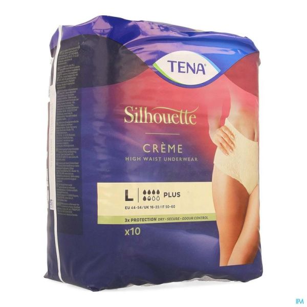 Tena silhouette plus creme high waist l 10 782610