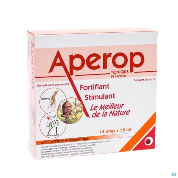 Aperop tonique amp buvable 14x15ml