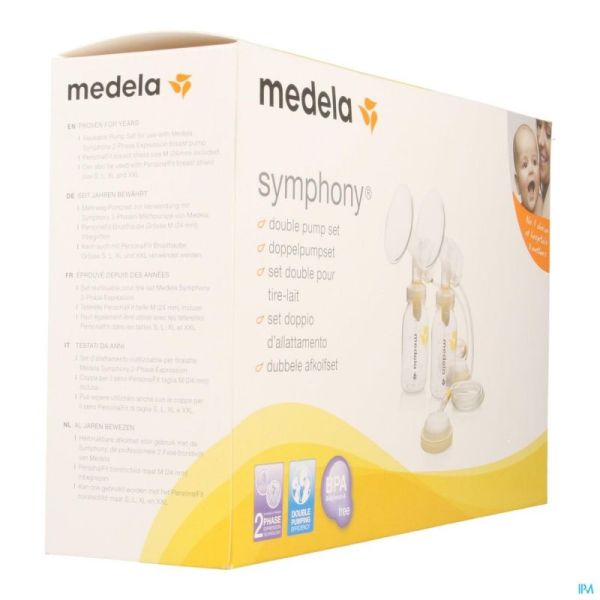 Medela set symphony double tire lait