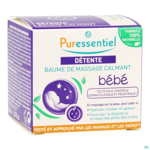 Puressentiel sommeil detente baume bebe 30ml