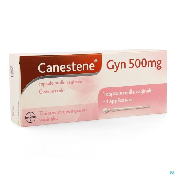 Canestene gyn 500mg caps molle us.vaginal1+applic