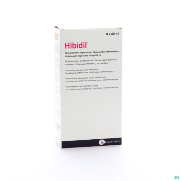 Hibidil sol 8x50ml ud bottelpack