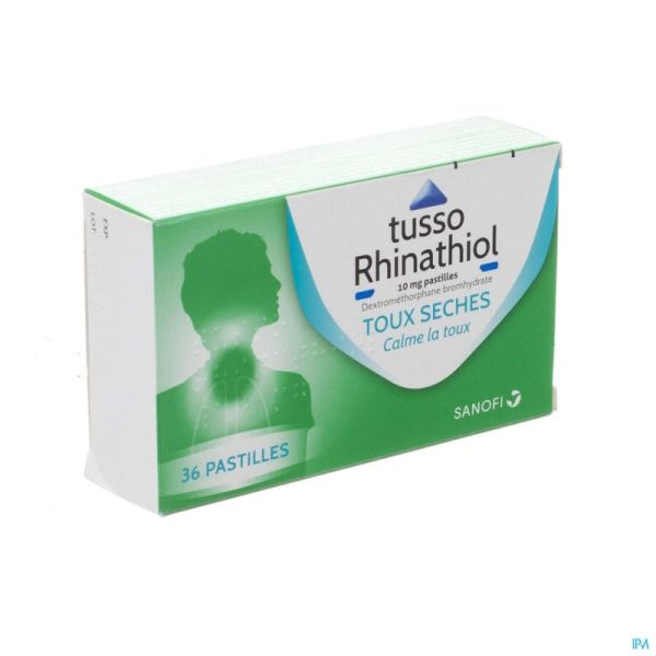 Tusso rhinathiol 10mg tabl a sucer 36