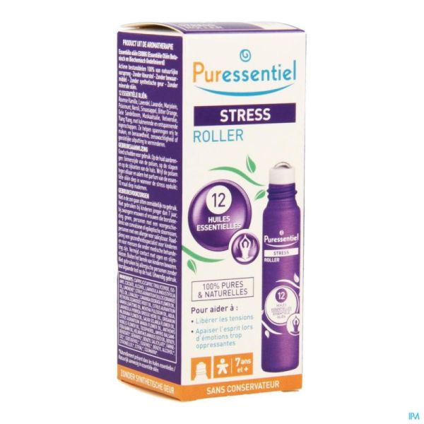 Puressentiel roller stress 12 hle ess 5ml