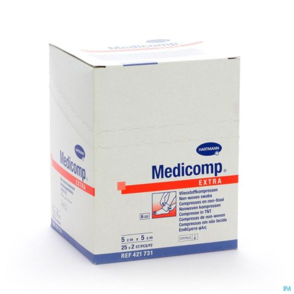 Medicomp cp ster 6pl 5x 5cm 25x2 4217314