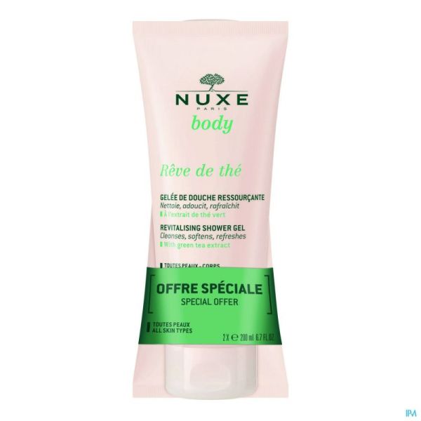 Nuxe reve the duo gelee douche ressourcant.2x200ml