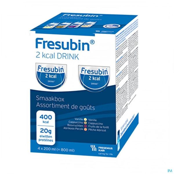 Fresubin 2kcal drink assortiment easybottle4x200ml