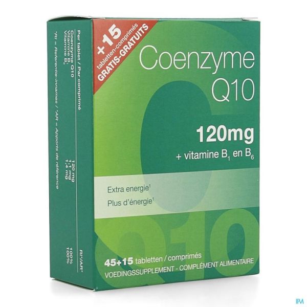 Coenzyme q10 120mg tabl 45+15 gratuit