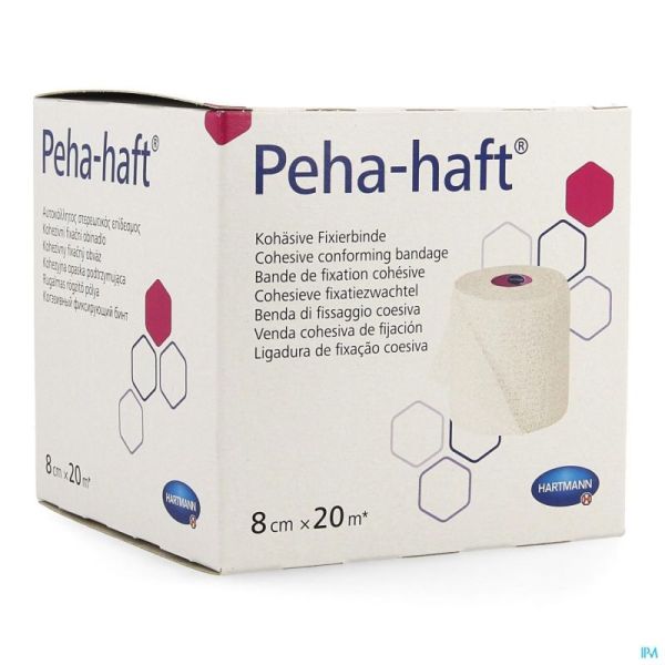 Peha haft latex free 8cmx20m 1 9324482