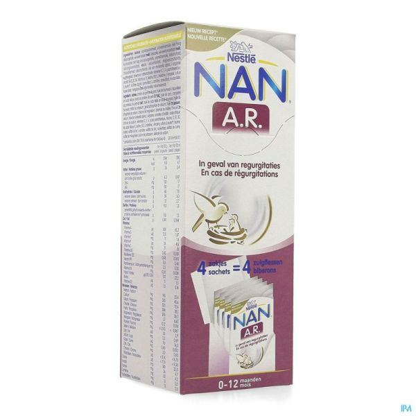 Nan ar 0-12m lait poudre nf 4x26,2g