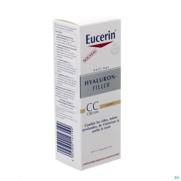 Eucerin hyaluron filler cc creme light 50ml