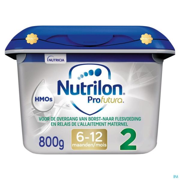 Nutrilon 2 Lait De Suite Poudre Bébé Dès 6 Mois Boîte 800g