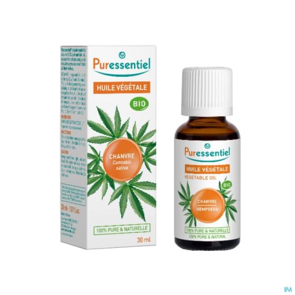 Puressentiel huile vegetal bio chanvre 30ml