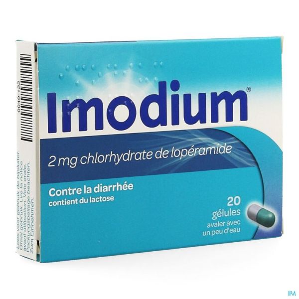 Imodium caps 20 x 2 mg