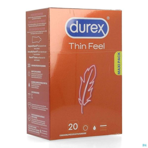 Durex thin feel preservatifs 20