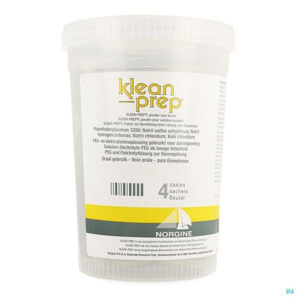 Klean prep shaker + 4 sachets pulv