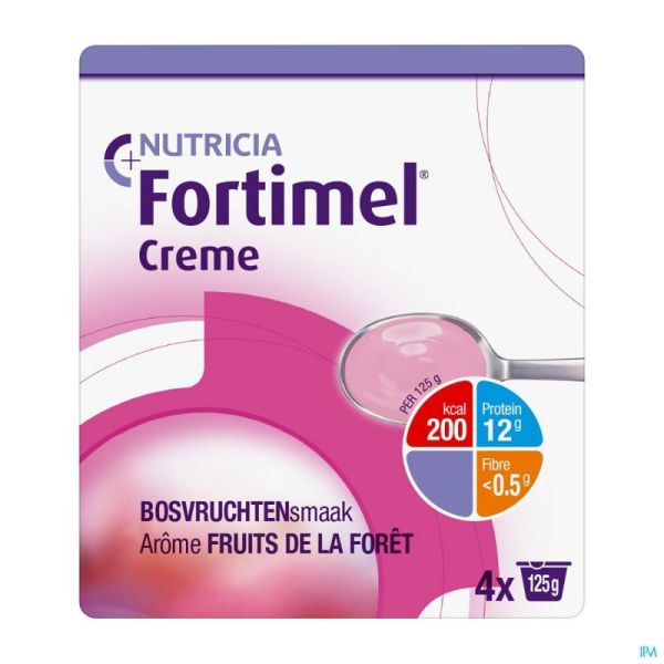 Fortimel creme fruits foret 4x125g