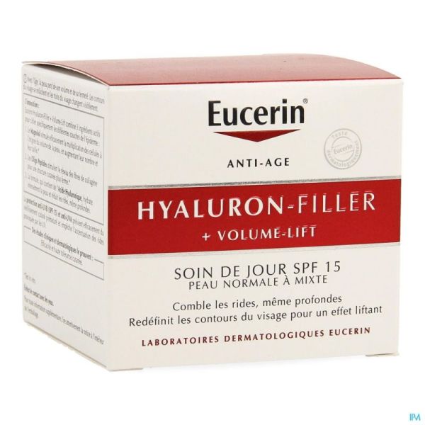 Eucerin hyaluron fil+volume lift cr jour p.mix50ml
