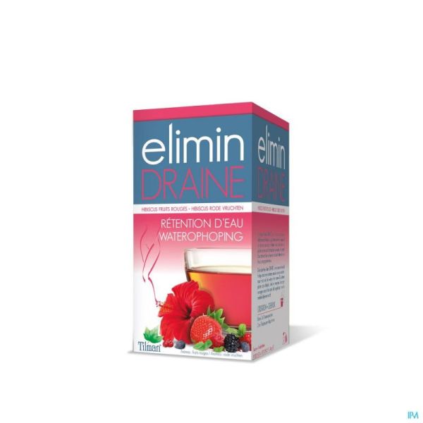 Elimin draine fruits rouges tea-bags 20