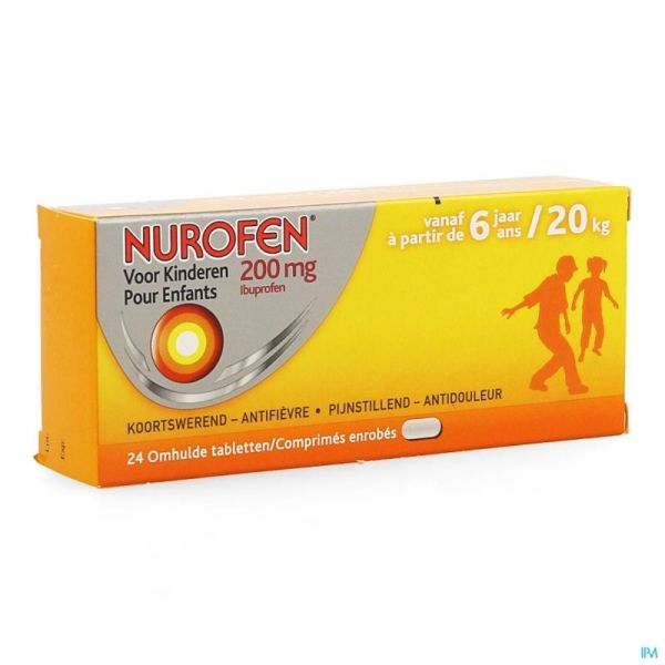 Nurofen enfant 200mg comp pell 24 rempl.2475739