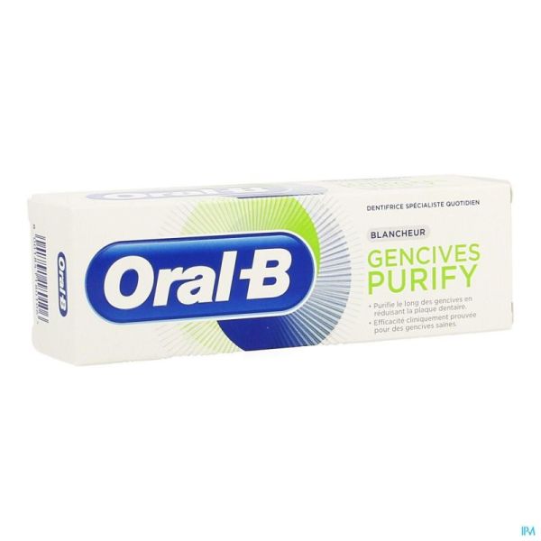 Oral b dentifrice purify blancheur 75ml