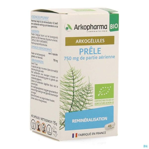 Arkogelules prele bio caps 45 nf