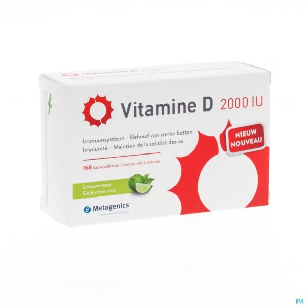 Vitamine d 2000iu comp 168 metagenics