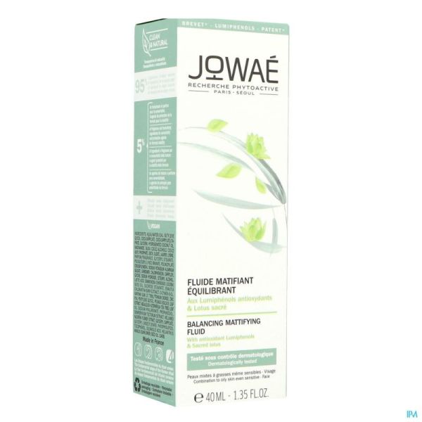 Jowae fluide matifiant equilibrant tube 40ml