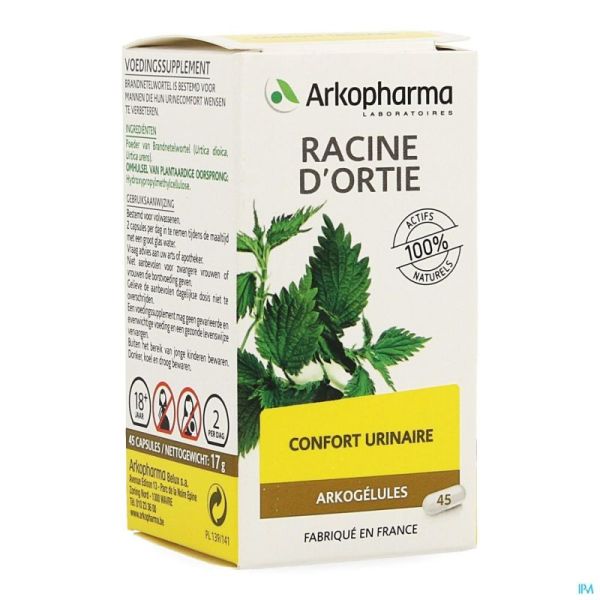 Arkogelules ortie racine vegetal 45