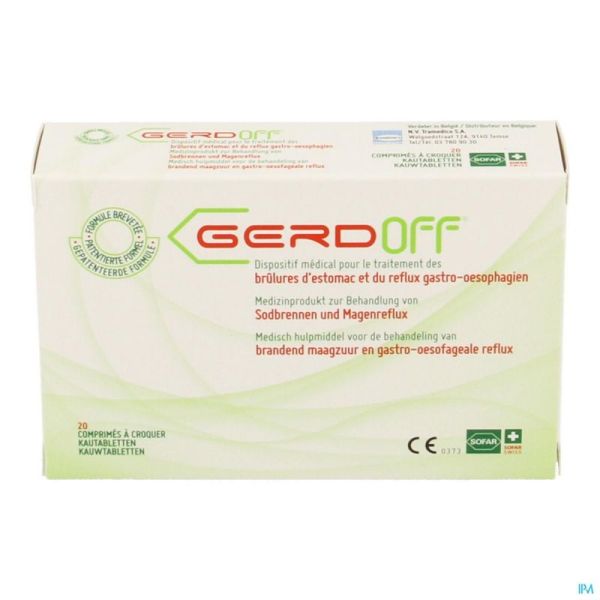 Gerdoff comp a croquer 20x1100mg