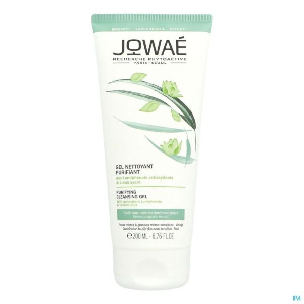 Jowae gel nettoyant purifiant tube 200ml