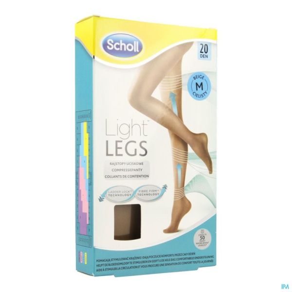 Scholl light legs 20d medium beige