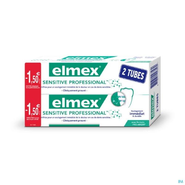 Elmex sensitive professional dentif. 2x75ml -1,5€