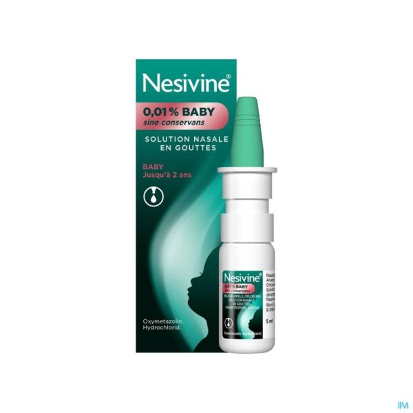 Nesivine 0,01% sine conserv baby gutt nas 5ml