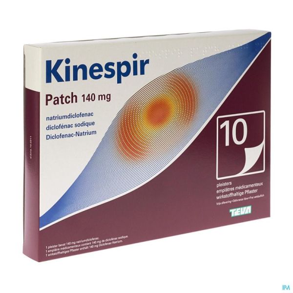 Kinespir patch 140 mg emplatres 10