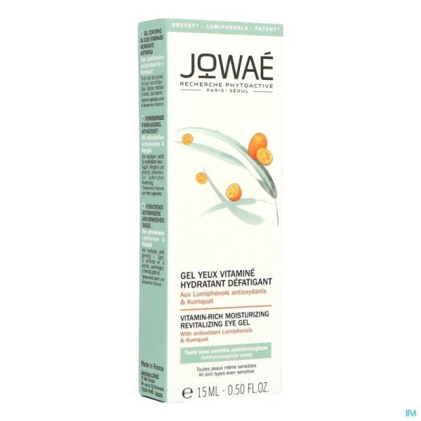 Jowae gel yeux vitamine hydratant defatigant 15ml