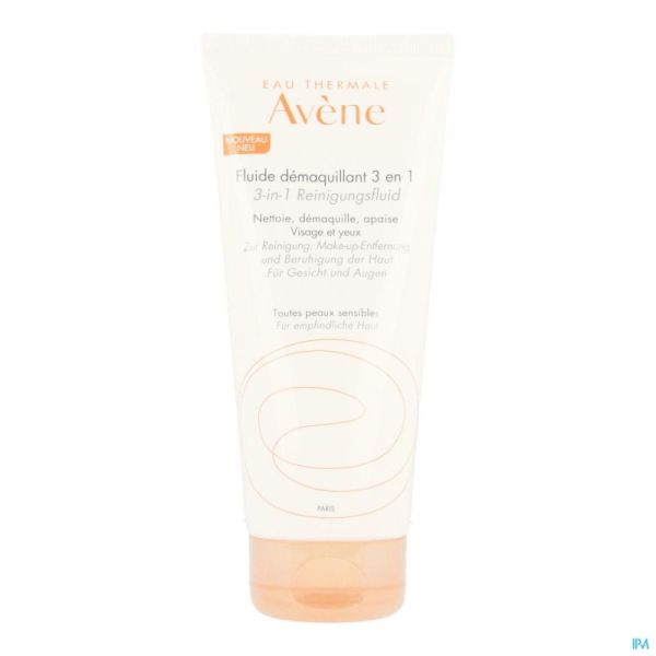 Avene fluide demaquillant 3en1 200ml