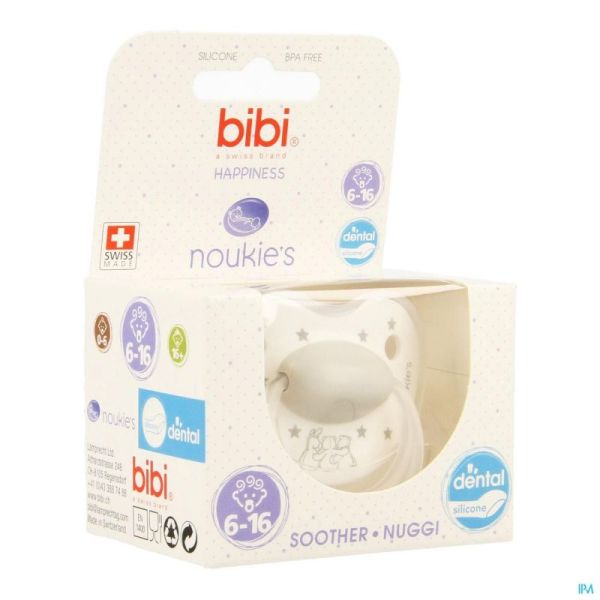 Bibi noukie's sucette dental stars ng 6-16m