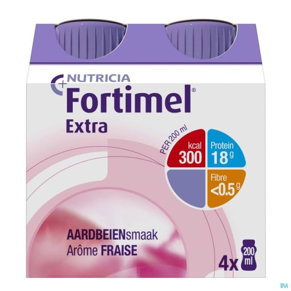 Fortimel extra fraise nf 4x200ml rempl.2401487